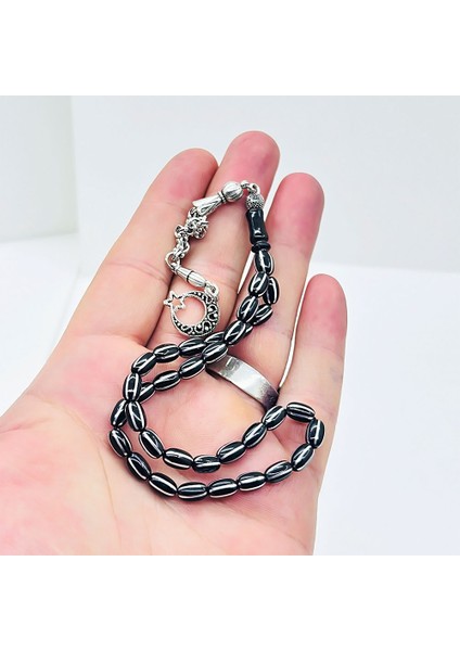 Mini Boy Işlemeli Gürcistan Oltu Taşı Tesbih modelleri