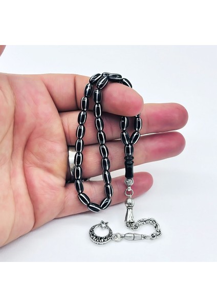 Mini Boy Işlemeli Gürcistan Oltu Taşı Tesbih fırsatları