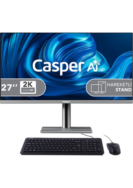 Nirvana A87.255H-BF00A-V-G Intel Core Ultra 7-255H 16GB RAM 1TB NVME SSD Windows 11 Home All In One