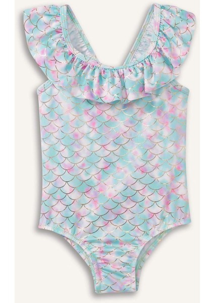 Kız Bebek Desenli Mayo E1932A525SM