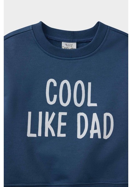 Erkek Bebek 2'li Takım Baskılı Sweatshirt Eşofman Altı E8999A525WN modelleri