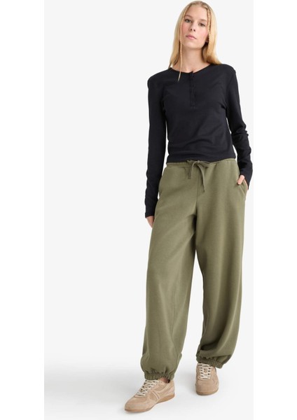 Coool Fitted Düğmeli Yaka Ribana Uzun Kollu Tişört E7680AX25AU fiyatları