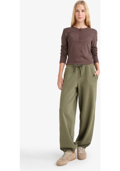 Coool Beli Bağcıklı Kalın Jogger Eşofman Altı F8558AX25AU