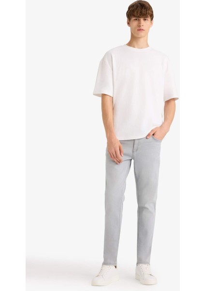 Pedro Slim Fit Dar Kalıp Normal Bel Dar Paça Jean Pantolon F2988AX25AU fiyatları