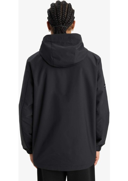 Fit Su İtici Regular Fit Polar Kapüşonlu Fermuarlı Yağmurluk C6047AX25AU