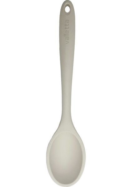 Tekli Isıya Dayanıklı Yanmaz Yapışmaz Silikon Servis Kaşık Vanilya