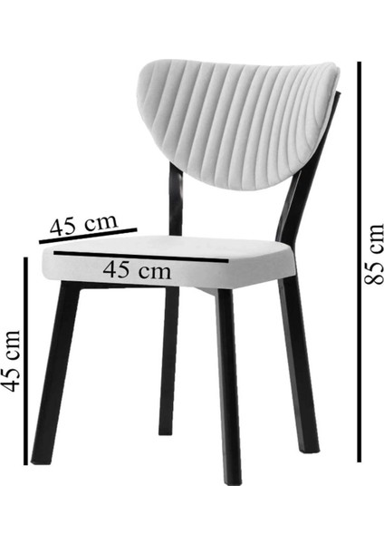 Parla 70X110CM Beyaz Mutfak Masası, Mutfak Masası Takımı, Yemek Masası, 4 Krem Sandalye fırsatları