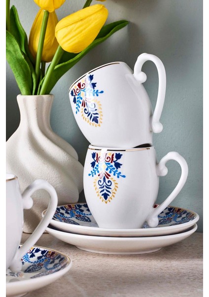 Mavişehir 6 Kişilik Porselen Kahve Fincanı Takımı fiyatları