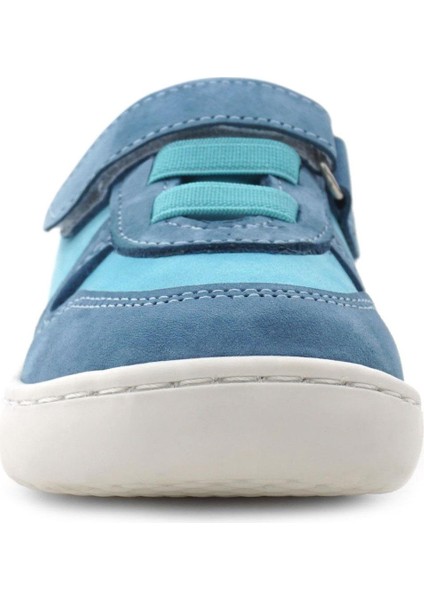 Bob Hakiki Deri Mavi Yeşil Barefoot Cırtlı Lastikli Bebek Sneaker Ayakkabı modelleri