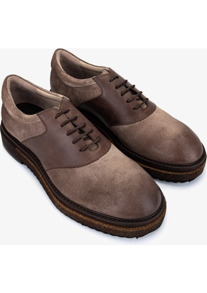 Erkek Hakiki Deri Casual Ayakkabı 987 260 Erk Ayk SK25-26 Bej Suet/bej Dr fiyatları
