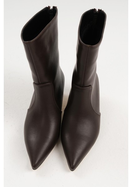 Kahverengi Kadın Ince Topuklu Bot modelleri