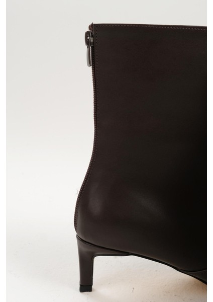 Kahverengi Kadın Ince Topuklu Bot fırsatları