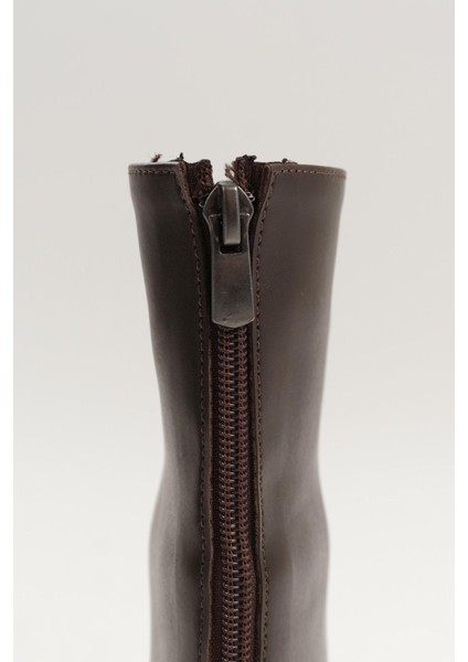 Kahverengi Kadın Ince Topuklu Bot indirimleri