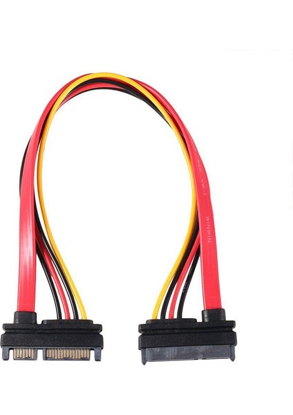 Sata Data 7+15 Pin Power Uzatma Kablosu 22 Pin Sata Data Power Uzatma Kablosu 50 cm fırsatları