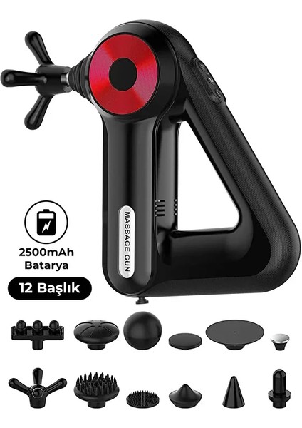 12 Başlıklı Şarjlı Üçgen Tasarımlı Masaj Aleti fırsatları