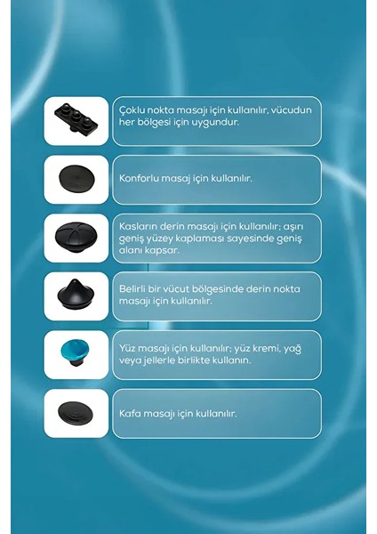 12 Başlıklı Şarjlı Üçgen Tasarımlı Masaj Aleti
