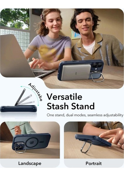 Apple iPhone 17 Classic Hybrid Kamera Kontrol Koruma Butonlu Magsafe Standlı Kapak indirimleri