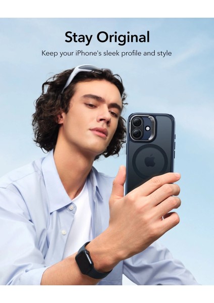 Apple iPhone 17 Classic Hybrid Kamera Kontrol Koruma Butonlu Magsafe Standlı Kapak