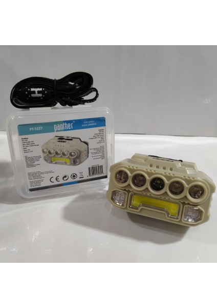 PT-5227 Xpe Cob LED 1500 Lümen USB Şarjlı Kafa Lambası