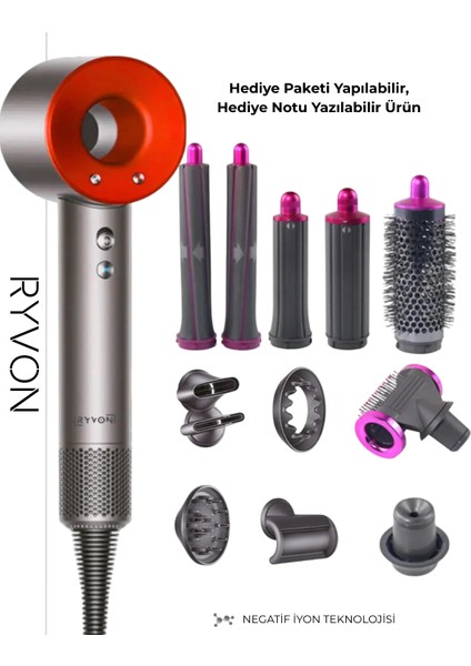 Saç Kurutma ve Şekillendirici Full Set 12IN1