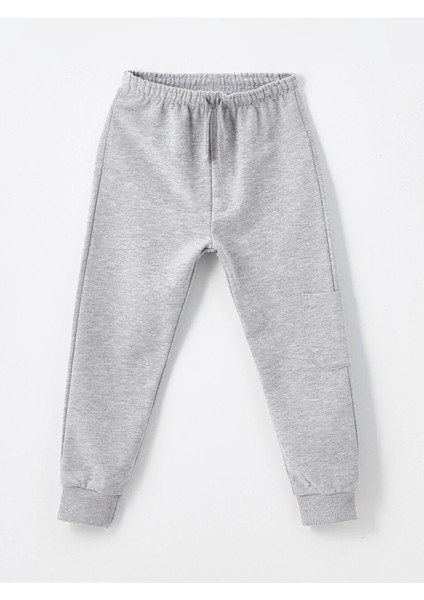 Lcw Kids Ekru Bisiklet Yaka Uzun Kollu Baskılı Erkek Bebek Tişört ve Eşofman Alt 2'li Takım fırsatları