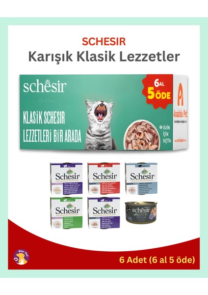 Karışık Konserve Yetişkin Kedi Maması 6 Al 5 Öde 85 Gr fiyatları
