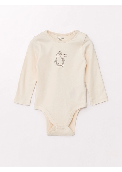 Lcw Baby Pembe Bisiklet Yaka Kız Bebek Çıtçıtlı Bodysuit 2'li fırsatları