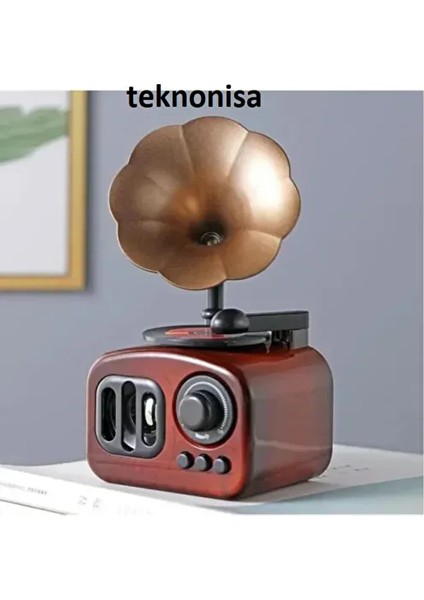 Nostaljik Gramafon Müzik Kutusu Masa Üstü Biblo fiyatları