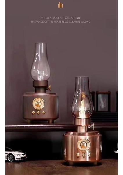 C210 Nostaljik Gaz Lambası Tasarımlı Bluetooth Hoparlör | Rgb Işıklı | Kablosuz Müzik Keyfi | Taşınabilir & Şarjlı modelleri