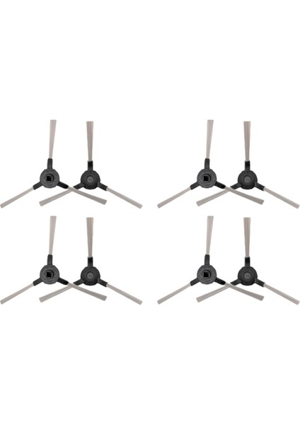 Proscenic Için 8pcs 811GB 911SE / Symbo Xbot 5 Pro / Lauben Robot Vakum 26BB Pet Yedek Parçalar Yan Fırça (Yurt Dışından)