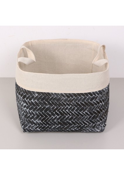 Mylamp Humi 36X36X28 cm Doğal Bambu L Sepet