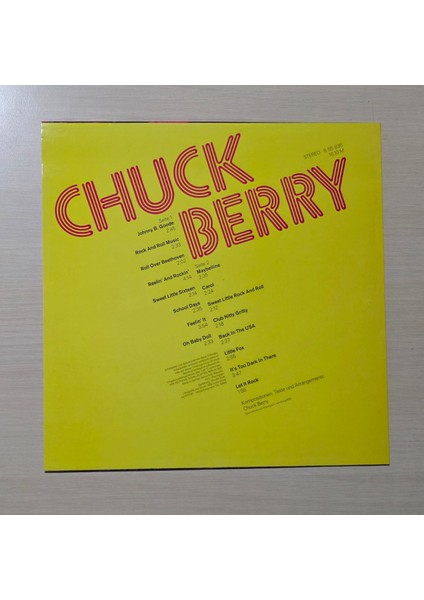 - Chuck Berry - 1981 - Dönem Baskı Plak - Longplay - Lp fiyatları