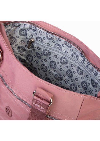 Kadın Spor Geniş Hacimli Hafif Omuz ve Çapraz Çanta Gül Kurusu fırsatları