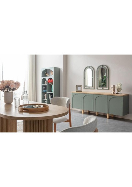 Alva Bohem Natural Ahşap Masa Sandalye Takımı 80X180 fiyatları