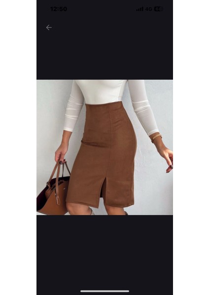 Kahve Süet Etek fiyatları