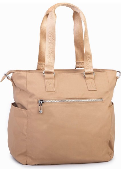 Kadın Spor Geniş Hacimli Hafif Omuz ve Çapraz Çanta Kum fiyatları