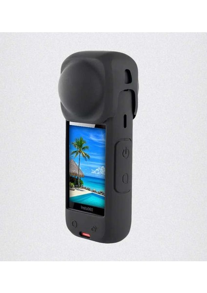 Insta 360 X4 Uyumlu Siyah renk Silikon Kılıf Koruma Kılıfı Soft Case indirimleri