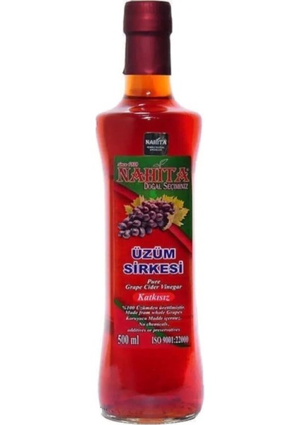 Üzüm Sirkesi % 100 Doğal Katkısız 500 ml fiyatları