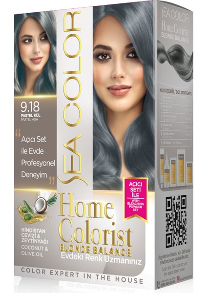Home Colorist Set Boya 9.18 Pastel Kül