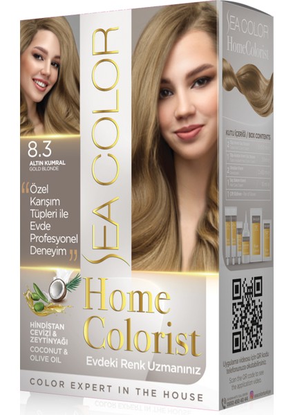 Home Colorist Set Boya 8.3 Altın Kumral