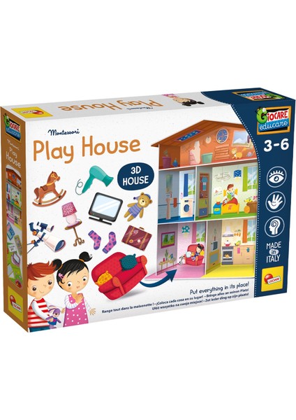 Çocuklar Için Montessori 3D Ev Yapım ve Yerleştirme Oyunu Seti fiyatları