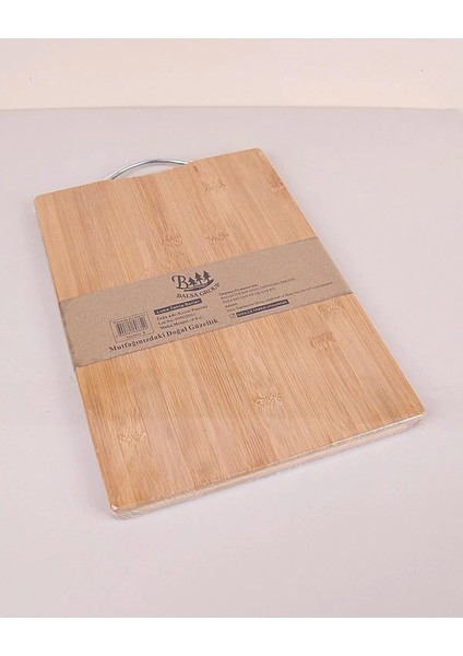 Bambu Ekmek Kesme Tahtası 36X26X1,8 cm ROYALEKS-67461