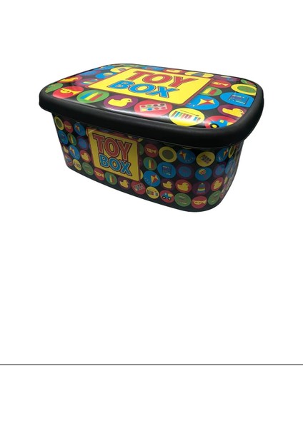Desenli Sığ Saklama Kutusu 36 Lt. 3 No ROYALEKS-M12216