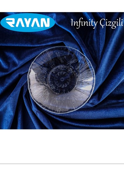 Güneş Yıldız Gül Model 6'lı Cam Tabak ROYALEKS-G-403