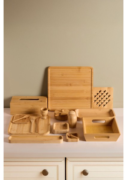 Rumeli Bambu 67 Parça 6 Kişilik Kahvaltı Takımı indirimleri