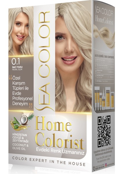 Home Colorist Set Boya 0.1 İnci Tozu