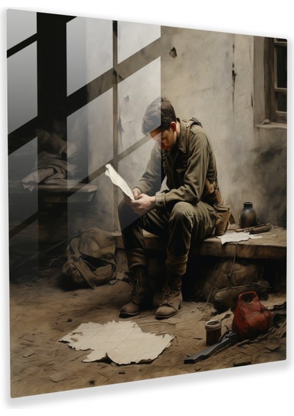 Modern Sanat Eserinin Cam Tablosu: Mürekkep Izleri ile Duygusal Yansımalar