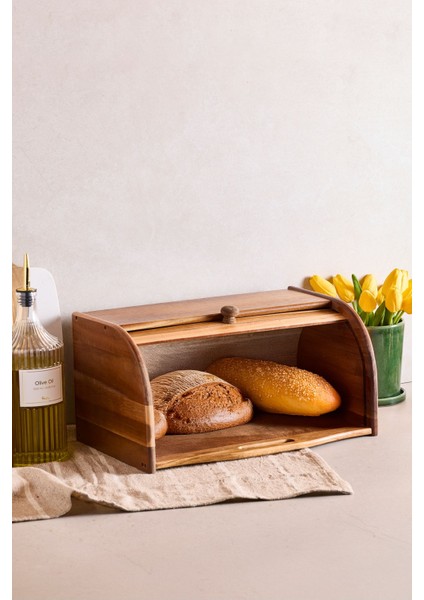 Akasya Ekmek Dolabı 24X38X19 cm fırsatları