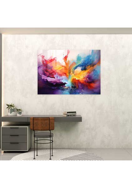 Volkan Cam Tablo - Ev Dekorasyonu Için Volkan Temalı Cam Duvar Sanatı modelleri