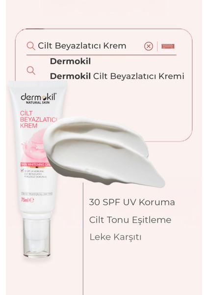 Cilt Beyazlatıcı Krem 30 SPF 75 ml